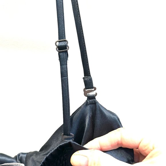 InWear Deep Blue Silk Short Dress W10 - Picture 7 of 12